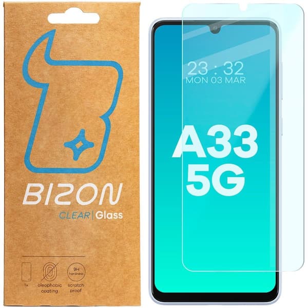 Bizon Glass Klar Hærdet Glas til Galaxy A33 5G