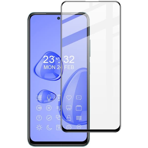 Bizon Glass Edge Härdat Glas för Galaxy A53 5G, Svart