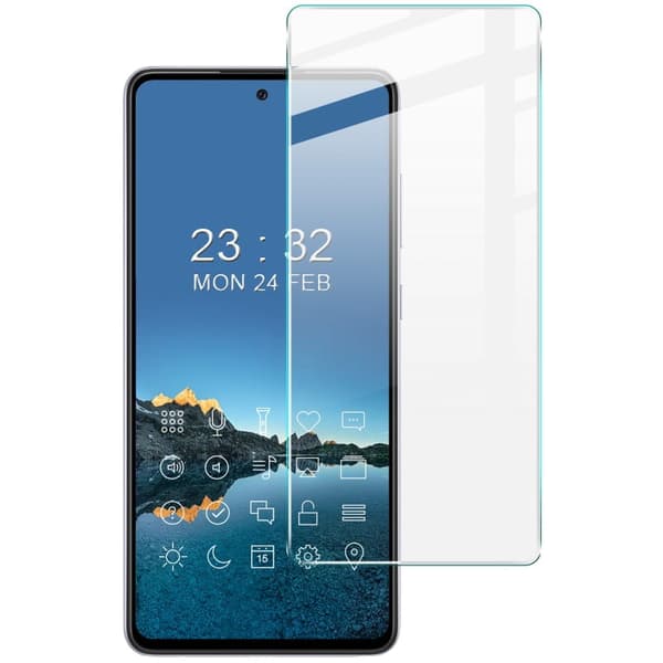 Bizon Glass Klar hærdet glas - 3 stk. + linse, Galaxy A53