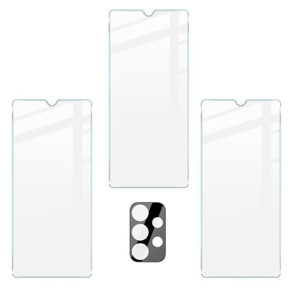 Bizon Glass Klar hærdet glas - 3 stk. + linse, Galaxy A33