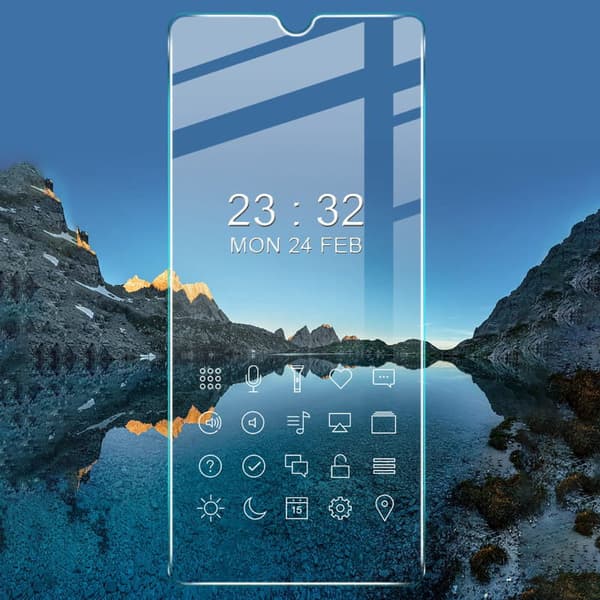 Bizon Glass Klar hærdet glas - 3 stk. + linse, Galaxy A33