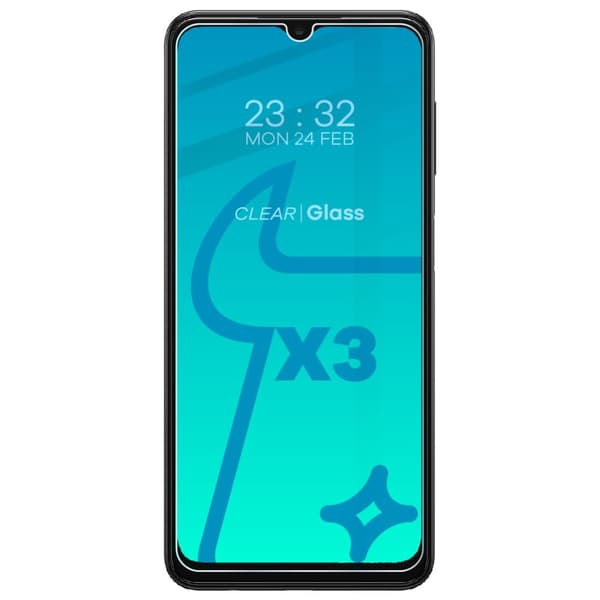 Bizon Glass Härdat Glas - 3 st + lins, Galaxy A13 5G