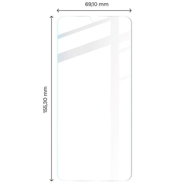 Bizon Glass Härdat Glas - 3 st + lins, Galaxy A13 5G