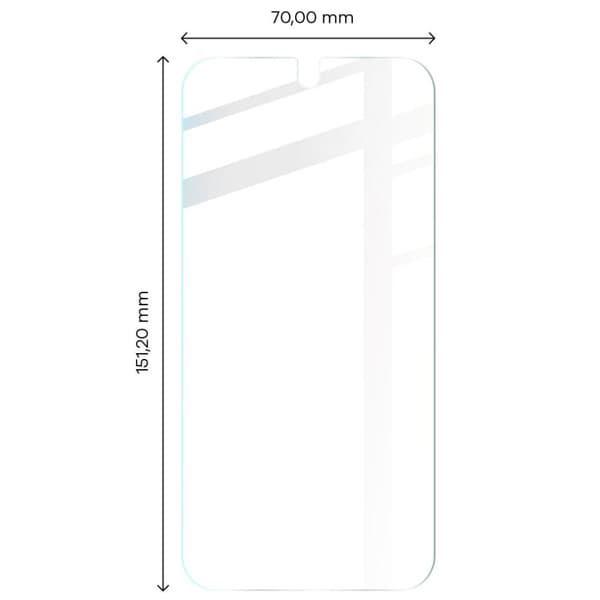 Bizon Glass Kirkas karkaistu lasi - 3 kpl + linssi, Galaxy S22 Plus