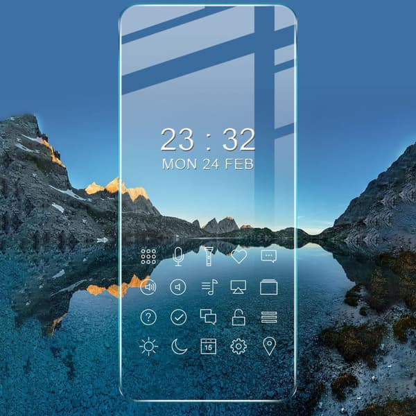 Bizon Glass Klar Hærdet Glas - 3 stk. + linse, Realme 8 / 8 Pro
