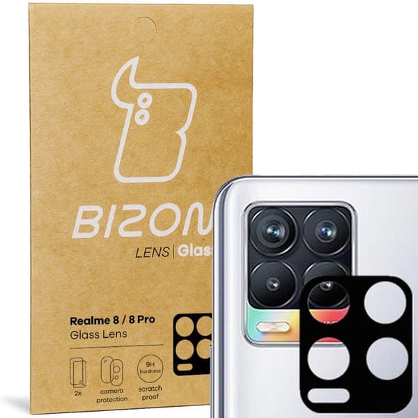 Bizon Glass Linse til Realme 8/8 Pro, 2 stk.