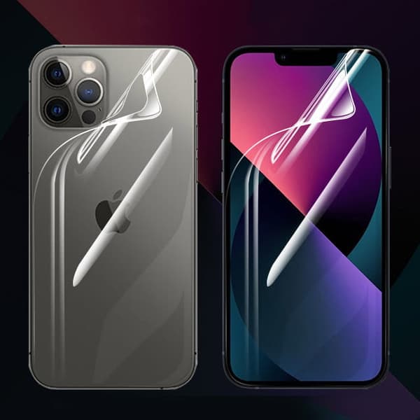 Bizon Glass Hydrogel Bagfilm, iPhone 13 Pro Max, 2 stk.