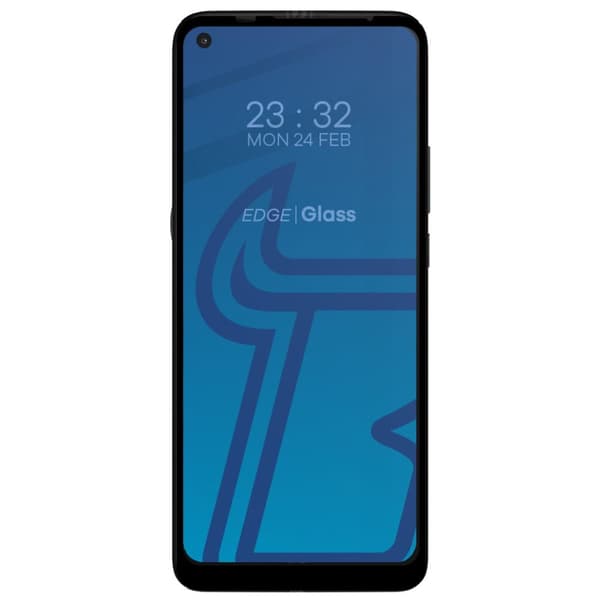 Bizon Glass Edge Härdat Glas för Moto G9 Power, Svart