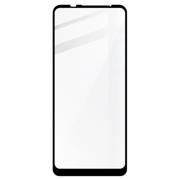Bizon Glass Edge Härdat Glas för Moto G9 Power, Svart