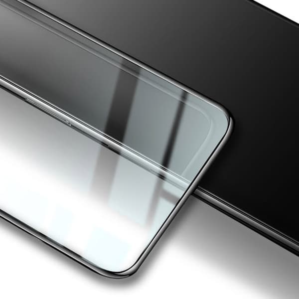 Bizon Glass Edge Härdat Glas för Moto G9 Power, Svart