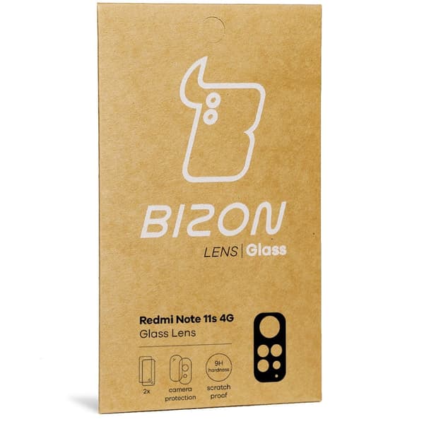 Bizon Glaslins för Redmi Note 11S 4G, 2 stycken
