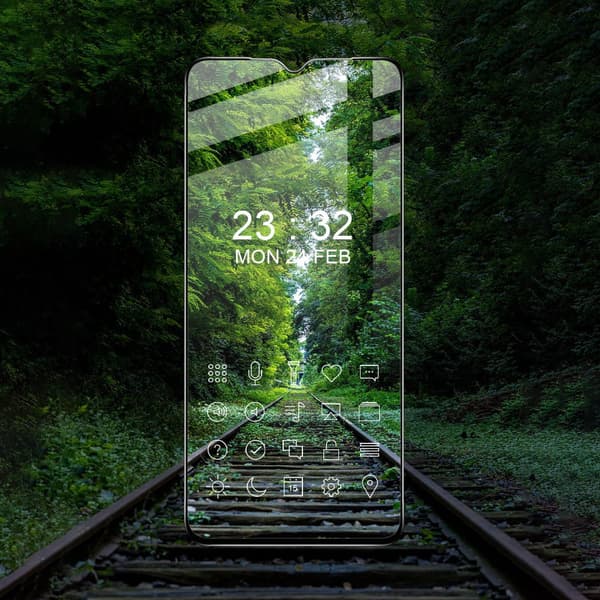 Bizon Glass Edge Hærdet Glas til Galaxy M13 / M23 5G, Sort
