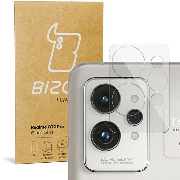 Bizon-lasilinssi Realme GT2 Prolle, 2 kpl