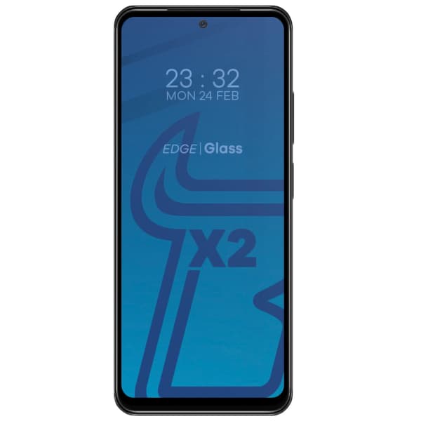 Bizon Glass Edge karkaistusta lasista valmistettu suojalasi - 2 kpl + linssinsuoja, Redmi Note 11s 4G