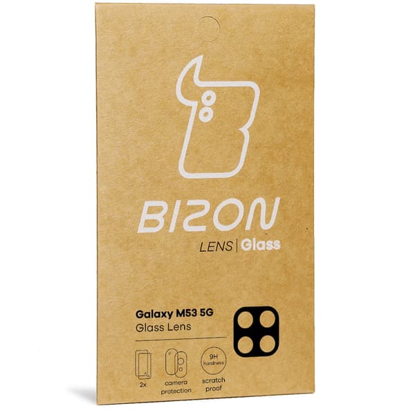 Bizon Glass-lins för Galaxy M53 5G, 2 stycken