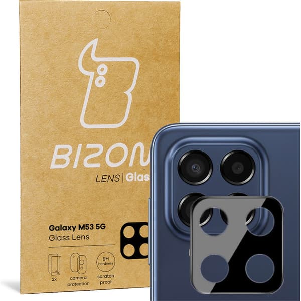 Bizon Glass-lins för Galaxy M53 5G, 2 stycken