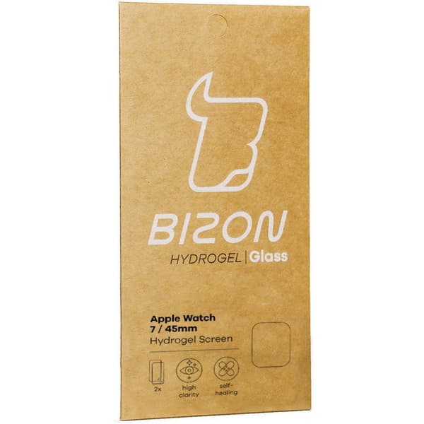 Hydrogelfilm til Bizon Glass Hydrogel v2 skærm, Apple Watch 45 mm, 2 stk.