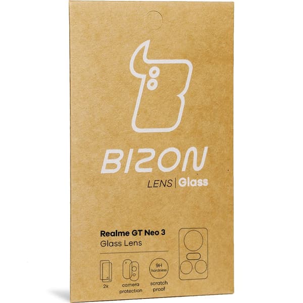 Bizon Glass-lins för Realme GT Neo 3, 2 stycken