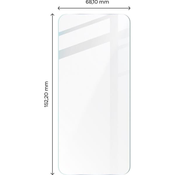 Bizon Glass Klart Härdat Glas för Motorola Edge 30