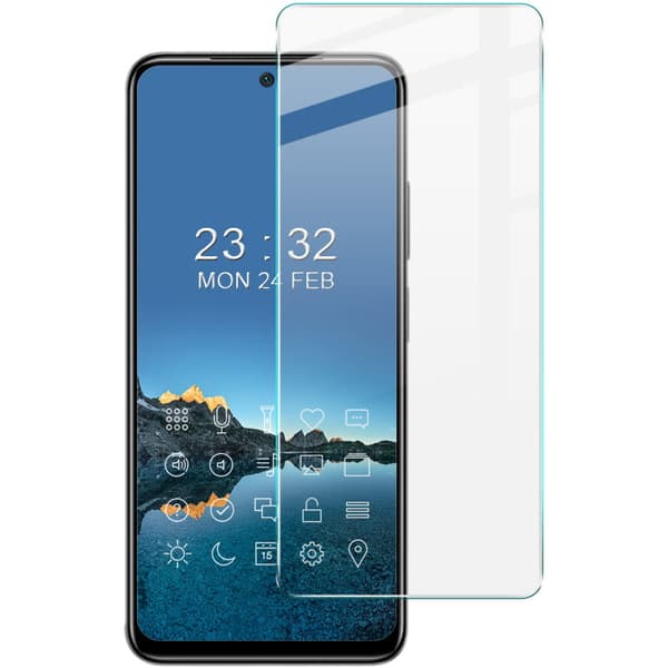 Bizon Glass Klart Härdat Glas för Motorola Edge 30