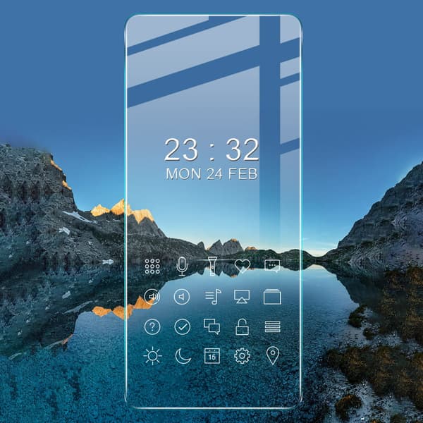 Bizon Glass Klart Härdat Glas för Motorola Edge 30