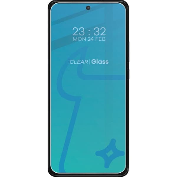 Bizon Glass Klart Härdat Glas för Motorola Edge 30
