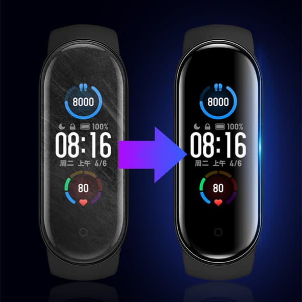 Hydrogelfilm för Bizon Glass Hydrogel-skärm, Xiaomi Mi Band 7, 2 stycken
