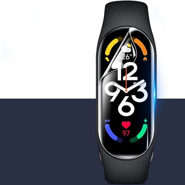 Hydrogelfilm för Bizon Glass Hydrogel-skärm, Xiaomi Mi Band 7, 2 stycken
