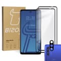 Pikkukuva 1 / 9: Bizon Glass Edge karkaistu lasi - 2 kpl + linssinsuoja, Moto G51 5G