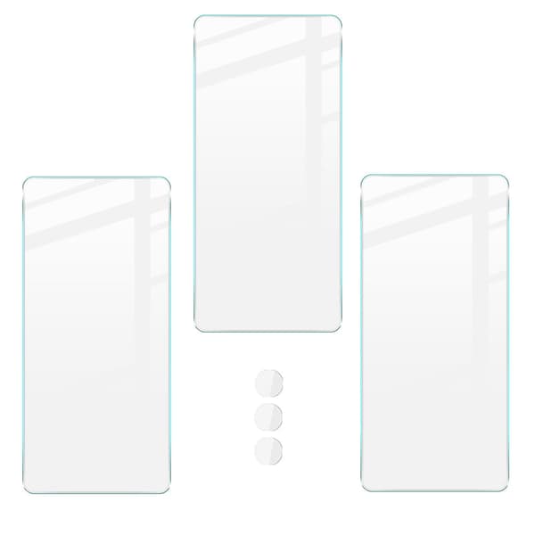 Bizon Glass Kirkas karkaistu lasi - 3 kpl + linssi, Motorola Edge 30