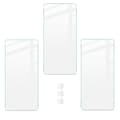 Pikkukuva 5 / 10: Bizon Glass Kirkas karkaistu lasi - 3 kpl + linssi, Motorola Edge 30
