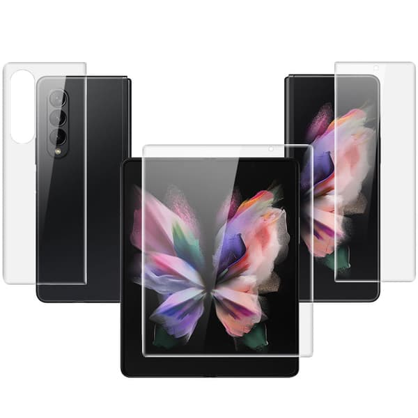 Hydrogelfilm til bagside, forside og center Bison Glass Hydrogel, Galaxy Z Fold4