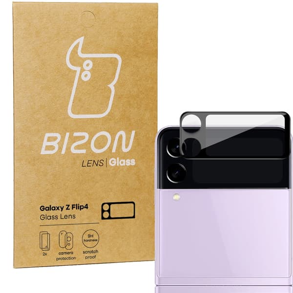 Bizon Glass-lins för Galaxy Z Flip4, 2 stycken