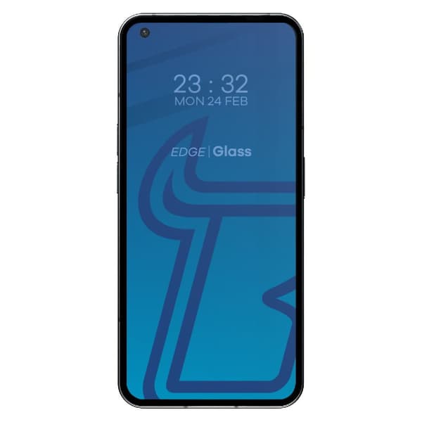 Bizon Glass Edge 2 Härdat Glas för Nothing Phone 1, Svart