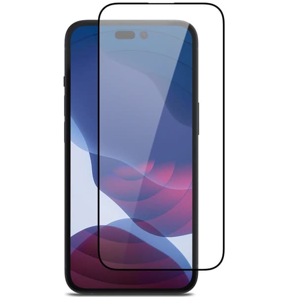 Bizon Glass Edge 2 Hærdet Glas til iPhone 14 Plus / 13 Pro Max, Sort