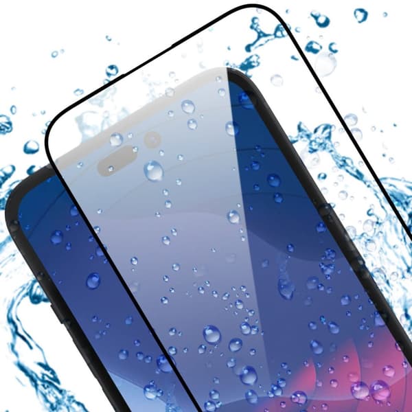 Bizon Glass Edge 2 Hærdet Glas til iPhone 14 Plus / 13 Pro Max, Sort