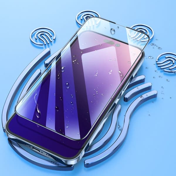 Bizon Glass Edge 2 Hærdet Glas til iPhone 14 Plus / 13 Pro Max, Sort