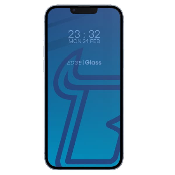 Bizon Glass Edge 2 Hærdet Glas til iPhone 14 Plus / 13 Pro Max, Sort