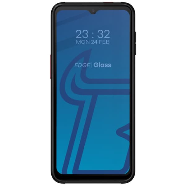 Bizon Glass Edge 2 Härdat Glas för Galaxy XCover 6 Pro, Svart