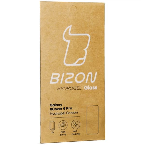 Bizon Glass Hydrogel -näytönsuoja Galaxy XCover 6 Prolle, 2 kpl