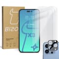 Miniatyrbillede 1 af 11: 3x Glas + kameraglas BIZON til iPhone 14 Pro