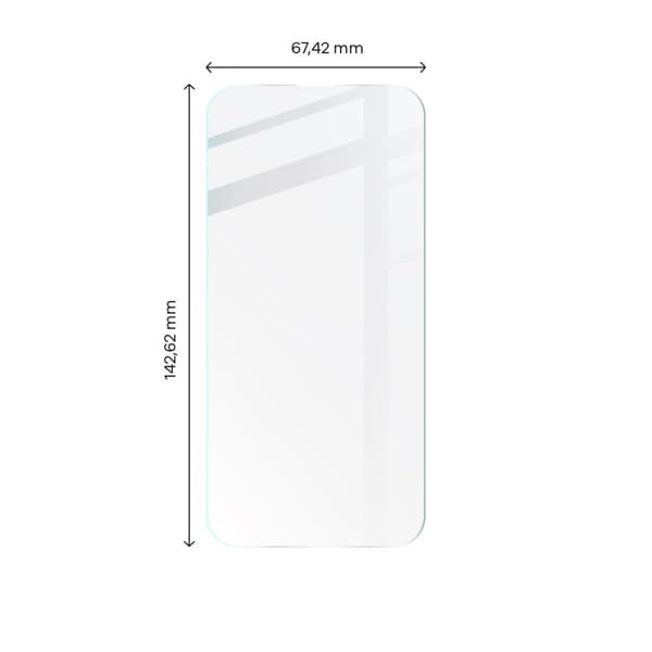 3x Glas + kameraglas BIZON til iPhone 14