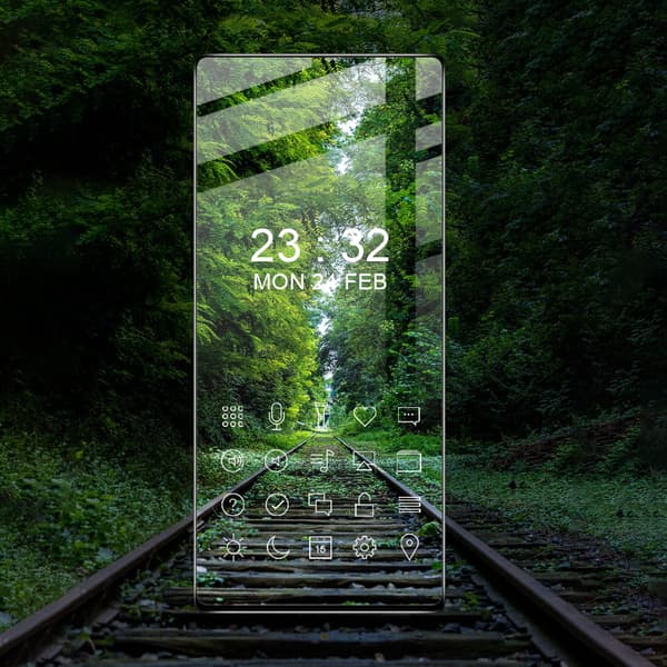 Bizon Glass Edge 2 Härdat Glas för Pixel 7, Svart