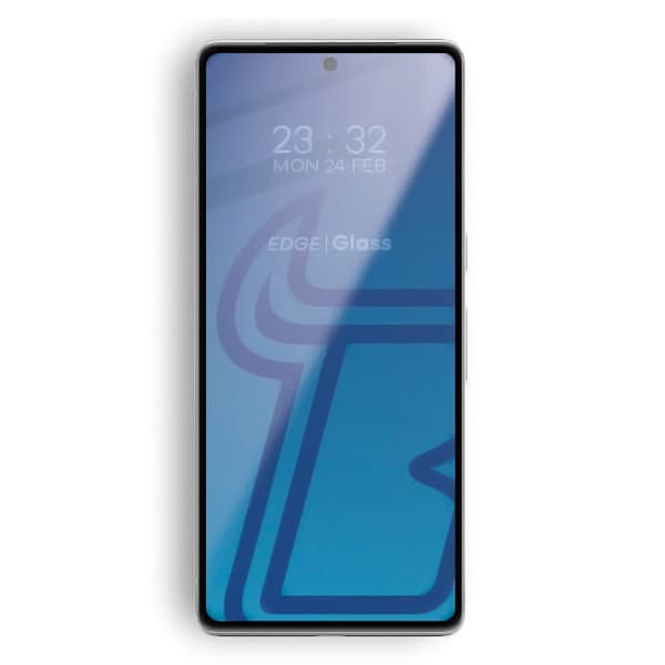 Bizon Glass Edge 2 Härdat Glas för Pixel 7, Svart