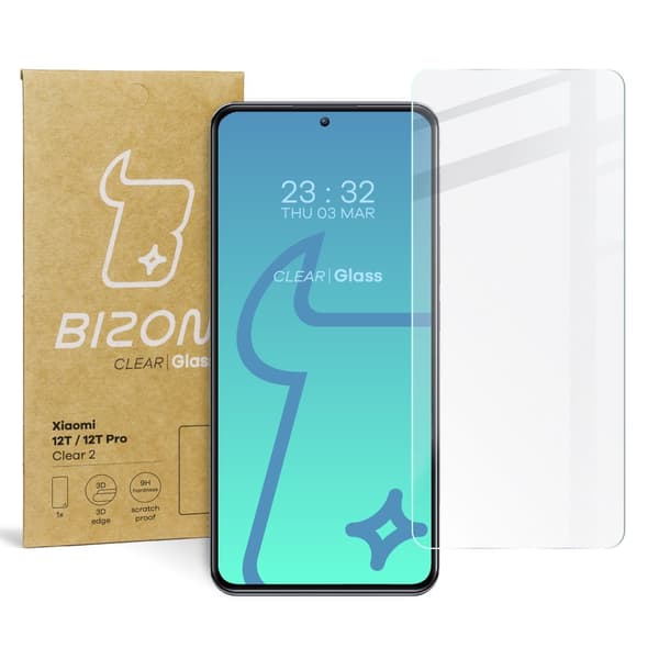 Bizon Glass Clear 2 karkaistu lasi Xiaomi 12T / 12T Prolle