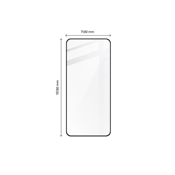 Bizon Glass Edge 2 karkaistu lasi Xiaomi 12T / 12T Prolle, musta