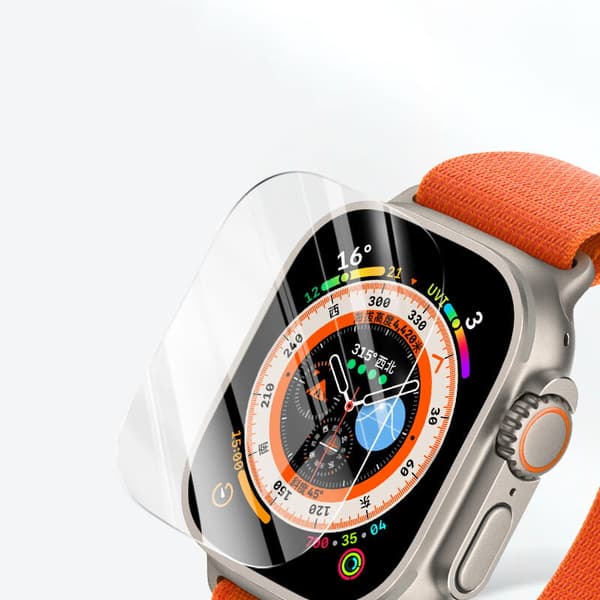Bizon Glass Klart Härdat Glas för Apple Watch Ultra 2/1 49mm