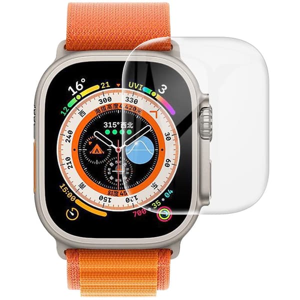 Bizon Glass Hydrogel skärmskydd, Apple Watch Ultra 2/1 49 mm, 2 stycken