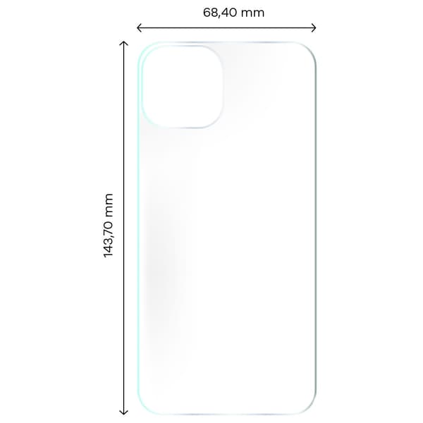 Hydrogelfilm til bagsiden Bizon Glass Hydrogel, iPhone 14, 2 stk.