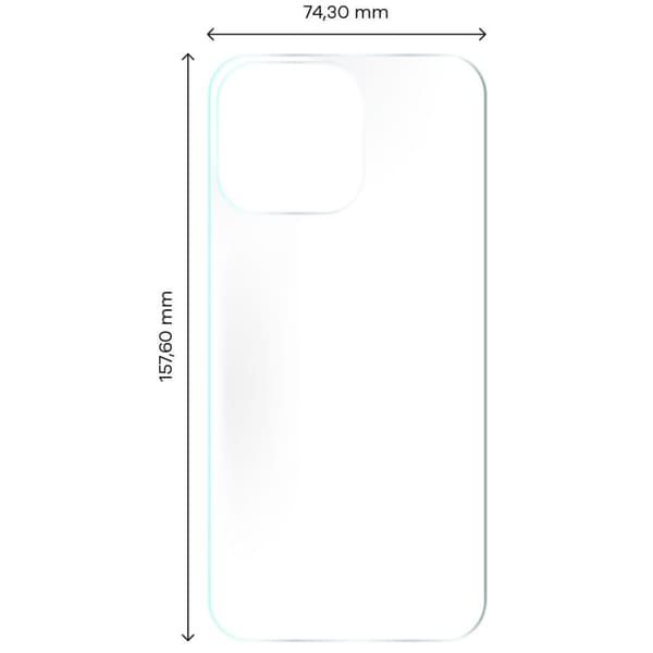 Bizon Glass Hydrogel -suojakalvo, iPhone 14 Pro Max, 2 kpl